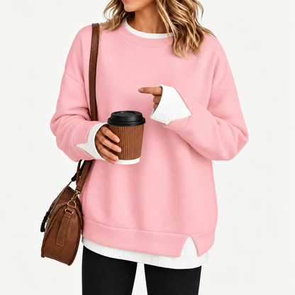 Aavello™ Kerroksellinen tilkkutyylinen collegepaita