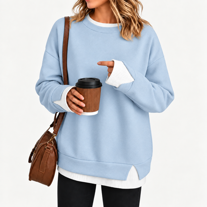 Aavello™ Kerroksellinen tilkkutyylinen collegepaita